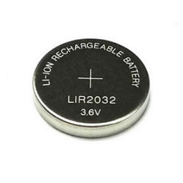 LIR2032 3.6V Lithium Rechargeable Industrial Cell Button Battery